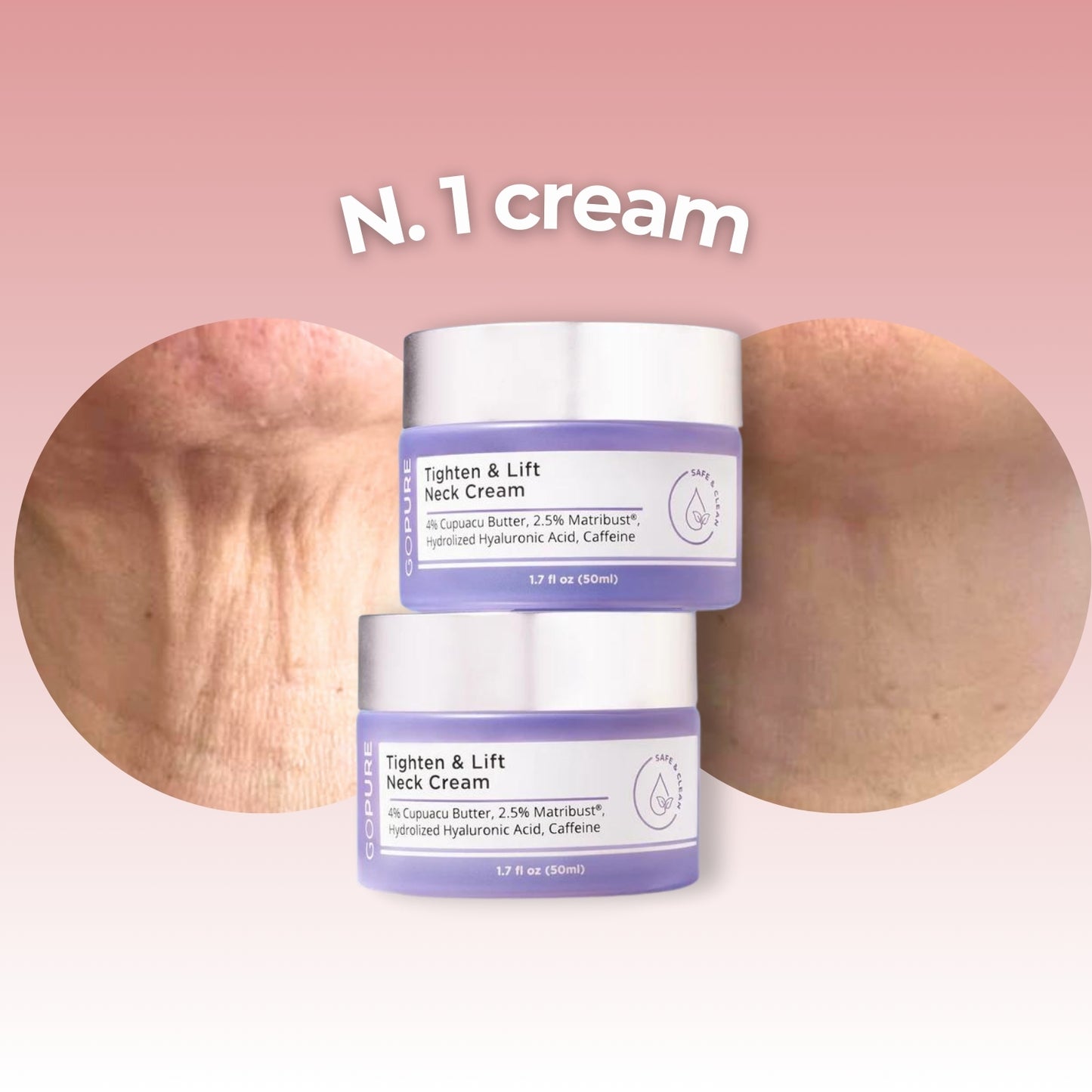 GO PURE™ - Tighten & Lift Neck Cream